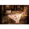 Tecido Acquablock impermeável estampado Margherita Larg 1,40mt 72%Algodao/28%Poliester.Conserv1-P/2-2/3-3/5-2/6-8 - 1