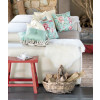 Lonita Bio Decor Medellin Turquesa Karsten Estampada Larg.140cm 100% algodao - 2