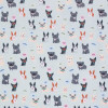 Tecido Acquablock impermeável estampado Dog Larg 1,40mt 72%Algodao/28%Poliester.Conserv1-P/2-2/3-3/5-2/6-8 - 2