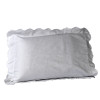 PORTA TRAVESSEIRO JACQUARD PIQUET IVANA BCO 50x70cm 100%Algodão - 1