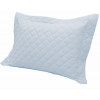 Porta Travesseiros Matelassado Azul Claro 50cm x 70cm  - Sultan - 1