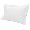 Porta Travesseiros Matelassado em Percal Branco 50cm x 70cm  - Sultan - 1