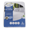 PROTETOR COLCHÃO SOLTEIRO MALHA IMPERM 90x190x25cm 100%ALGODÃO - 2