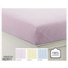 Lençol Casal Listrado Fio Tinto Rosa Prof. 220cm x 250cm 100% Algodão - Sisa  - 1
