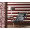 Tecido para Parede Wall Decor Liam Listrado Vermelho Larg.140cm 72% algodao/28%poliester de R$37,90 por - 1