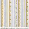 Tecido Tricoline Est Geom  Azul Largura 150cm 100%Algodão ref.5174G02 - 1