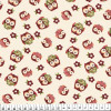 Tecido Tricoline Estampa Coruja Fdo Bge Largura 150cm 100%Algodão ref.5126G06 - 2