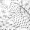Tecido Viscose Estampa Poá Preto Fdo Branco Largura 140cm 100%Viscose 104gr/m2 - 1