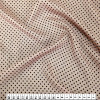 Tecido Viscose Estampa Poá Preto Fdo Rosê Largura 140cm 100%Viscose 104gr/m2 - 1