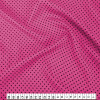 Tecido Viscose Estampa Poá Preto Fdo Pink Largura 140cm 100%Viscose 104gr/m2 - 1