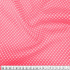 Tecido Viscose Estampa Poá Branco Fdo Rosa Poppy Largura 140cm 100%Viscose 104gr/m2 - 1