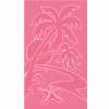 Toalha de Praia Rosa Litoral Avulsa 86x150cm - São Carlos - 2