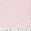 Tecido Tricoline Bolinhas Brancas e Fundo Rosa - 1