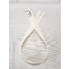 ZIPER FINO Import 50 cm ZNFC50 ZR cor:cru -pacote com 10 unidades - 1